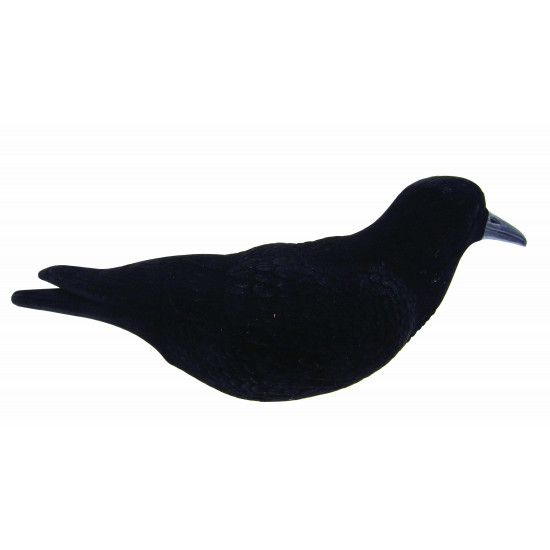 Forme de corbeau floquée mobile