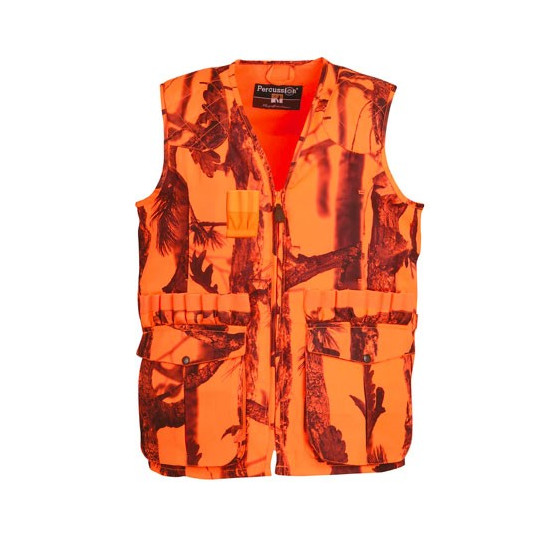 Gilet de chasse orange Percussion