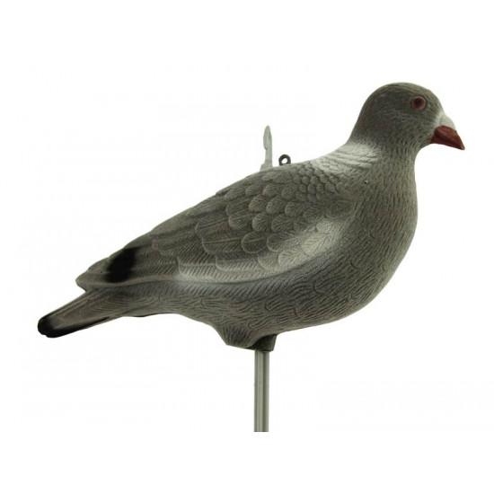 Forme de pigeon floquée