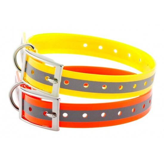 Collier pour chien bande réfléchissante