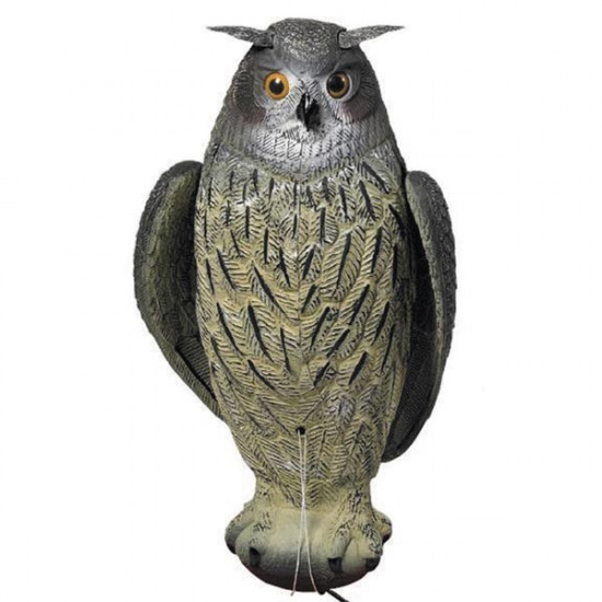 Forme de hiboux à ailes battantes