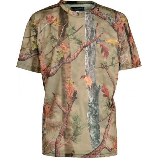 Tee-shirt camo Forest Palombe Percussion