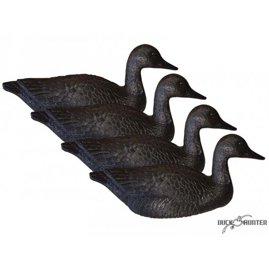 Forme d'oie noire flottante