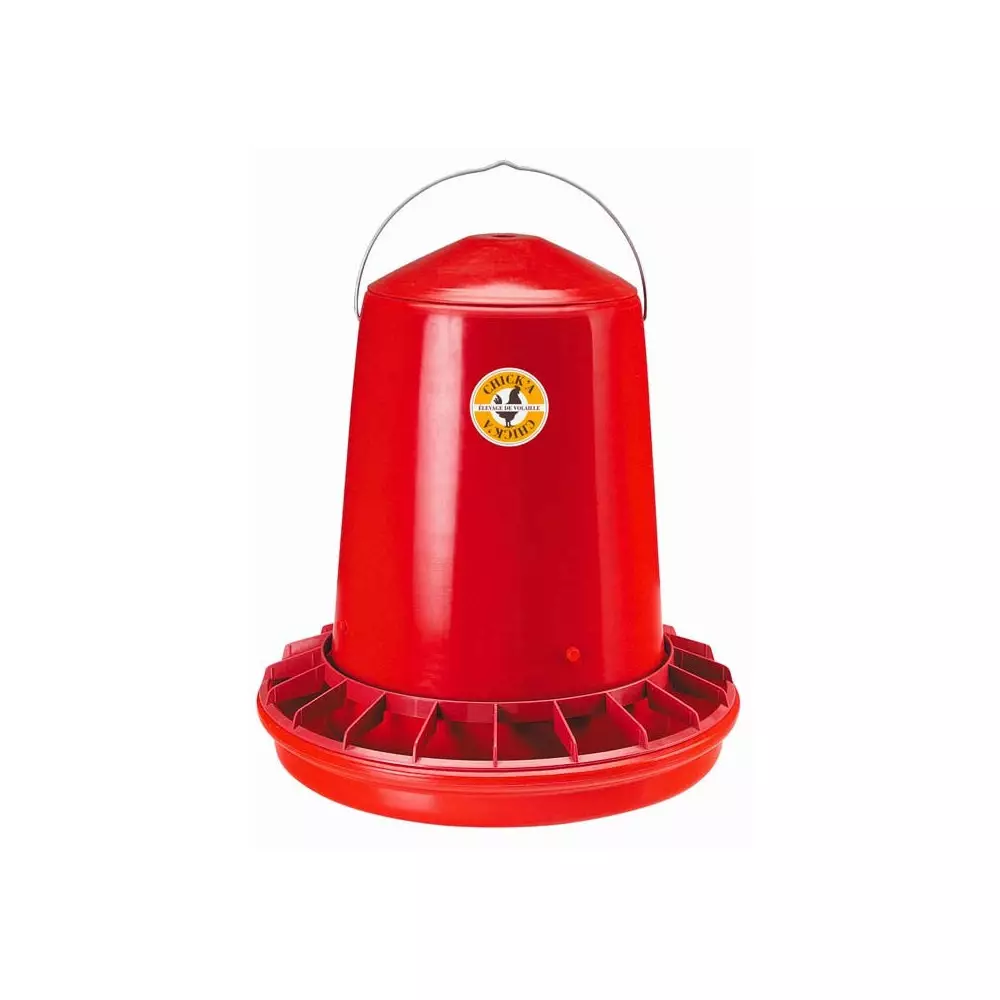 Mangeoire à trémie en plastique 12L Mangeoire à trémie en plastique 12L