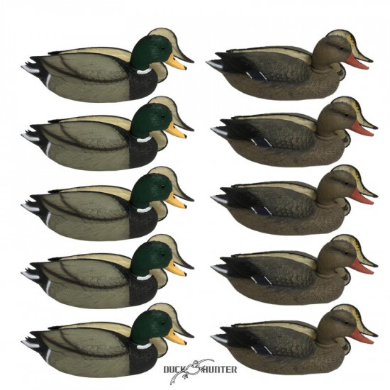 Formes de colvert insubmersibles Duck Hunter x10