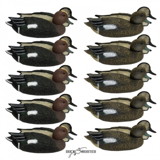 Formes de siffleur insubmersibles Duck Hunter x10