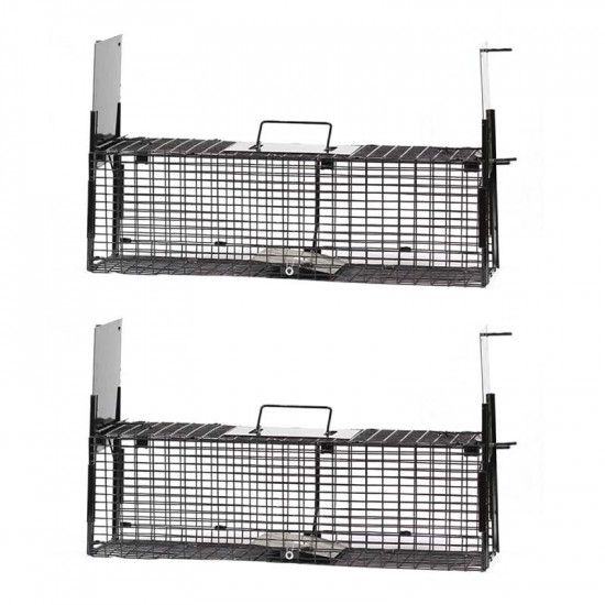 Set of 2 tawny boxes with...