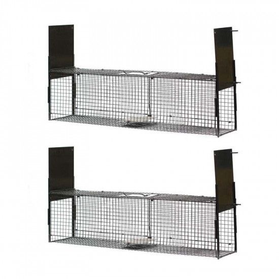 Set of 2 fawn boxes with...