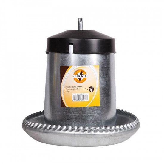 Galvanized 5L Hopper Feeder