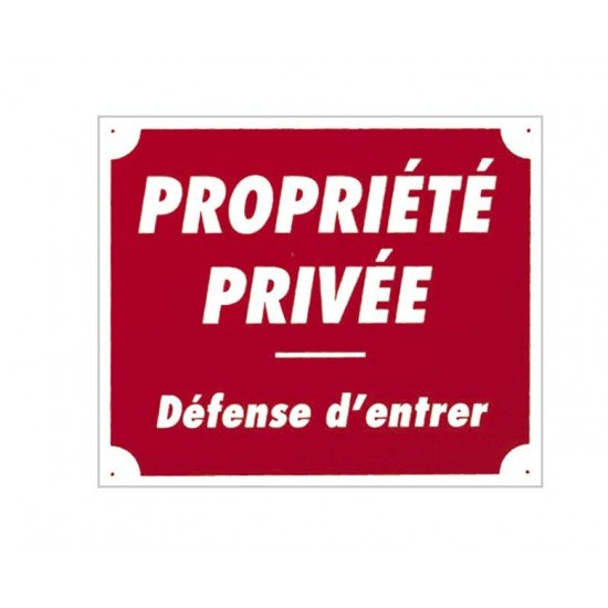 Panneau Propriété privée