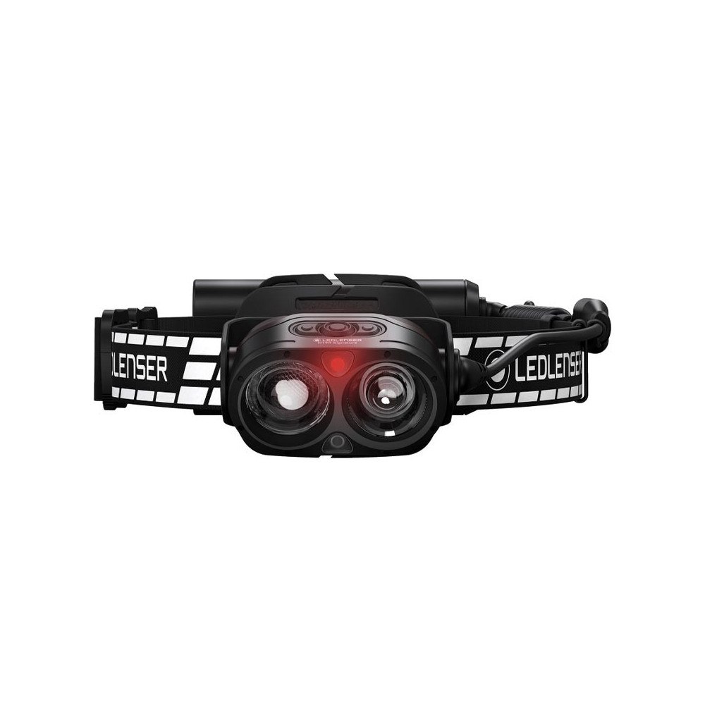 Lampe frontale 2 LED blanches + 1 LED rouge - LedLenser® H19R Core