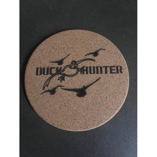 Cork trivet Duck Hunter