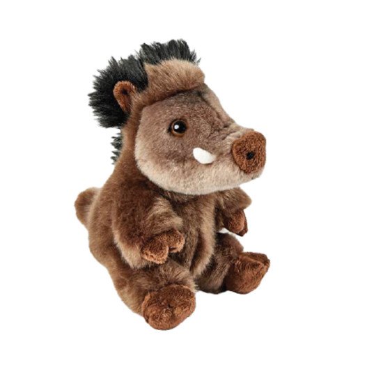 Peluche Vildsvin Hoved 17 cm