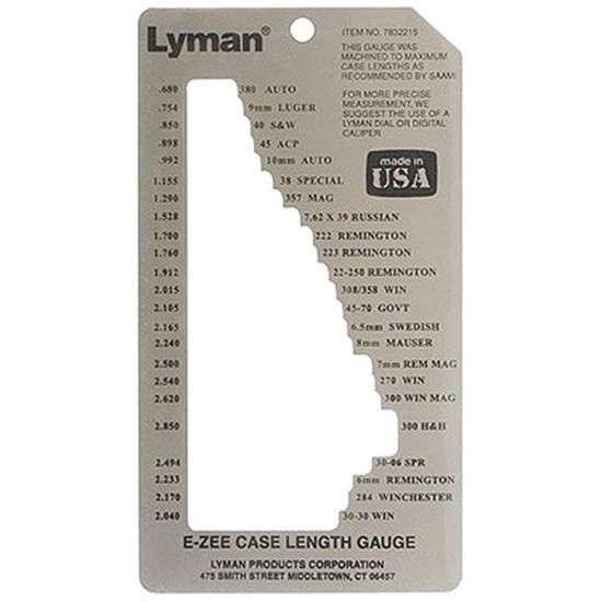 Lyman E-Zee Case Gauge...
