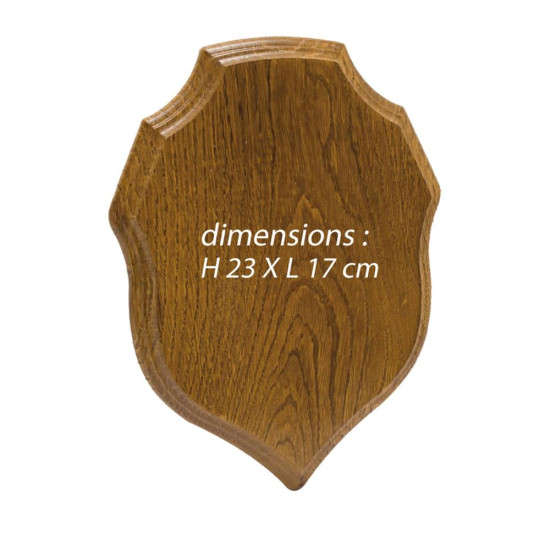 Oak Trophy Mount Plaque -...
