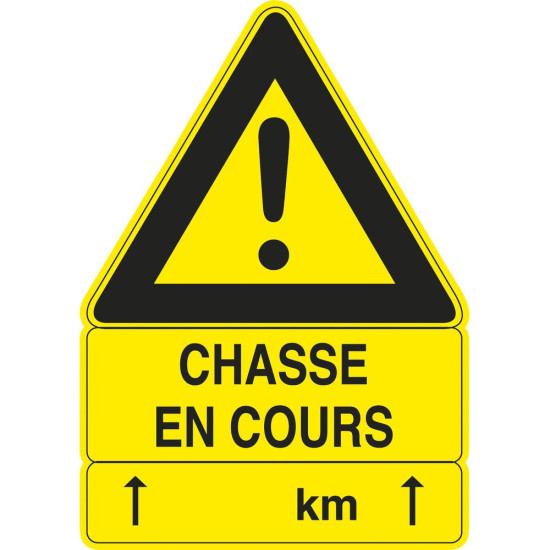 Hunting in Progress Sign...