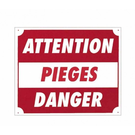 Panc.Alu "Attention Pieges Danger"