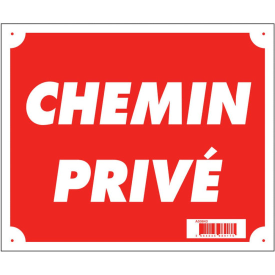 Private Road Sign 30x25 cm...