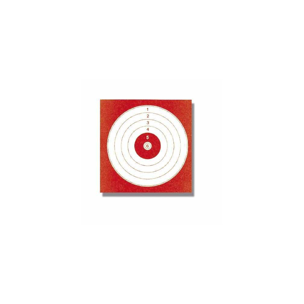 Cibles 14 X 14 Rouge Paquet De 1000 Cibles 14 X 14 Rouge Paquet De 1000