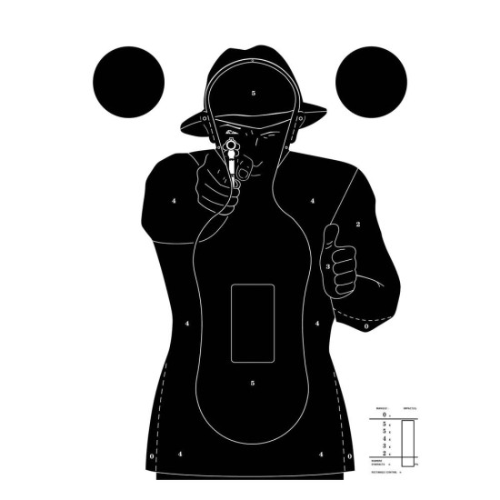 Cibles Cartons Silhouette...