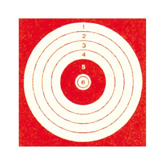 Red Cardboard Targets -...