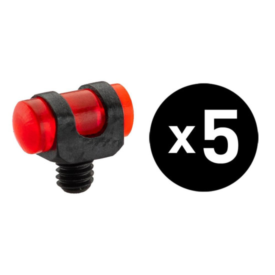 Fluorescent Red Screw-On...