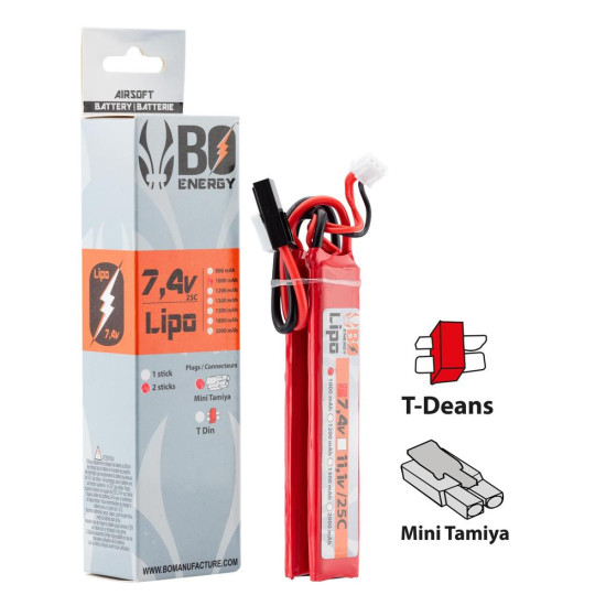 LiPo Battery 2S 7.4V Bo...