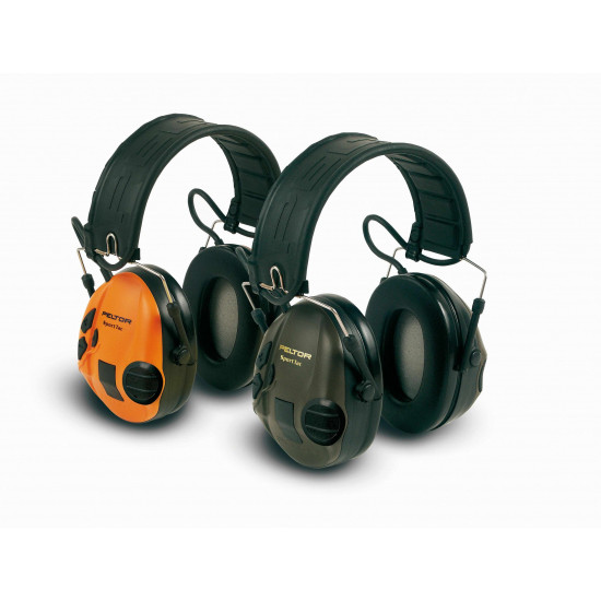 Casque Aearo Peltor Sport Tac Coquilles Vertes/Oranges