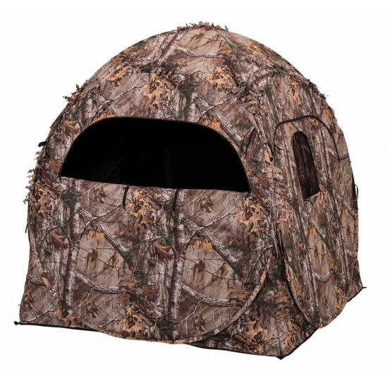 Affut en forme de tente camo Realtree xtra - DOGHOUSE 